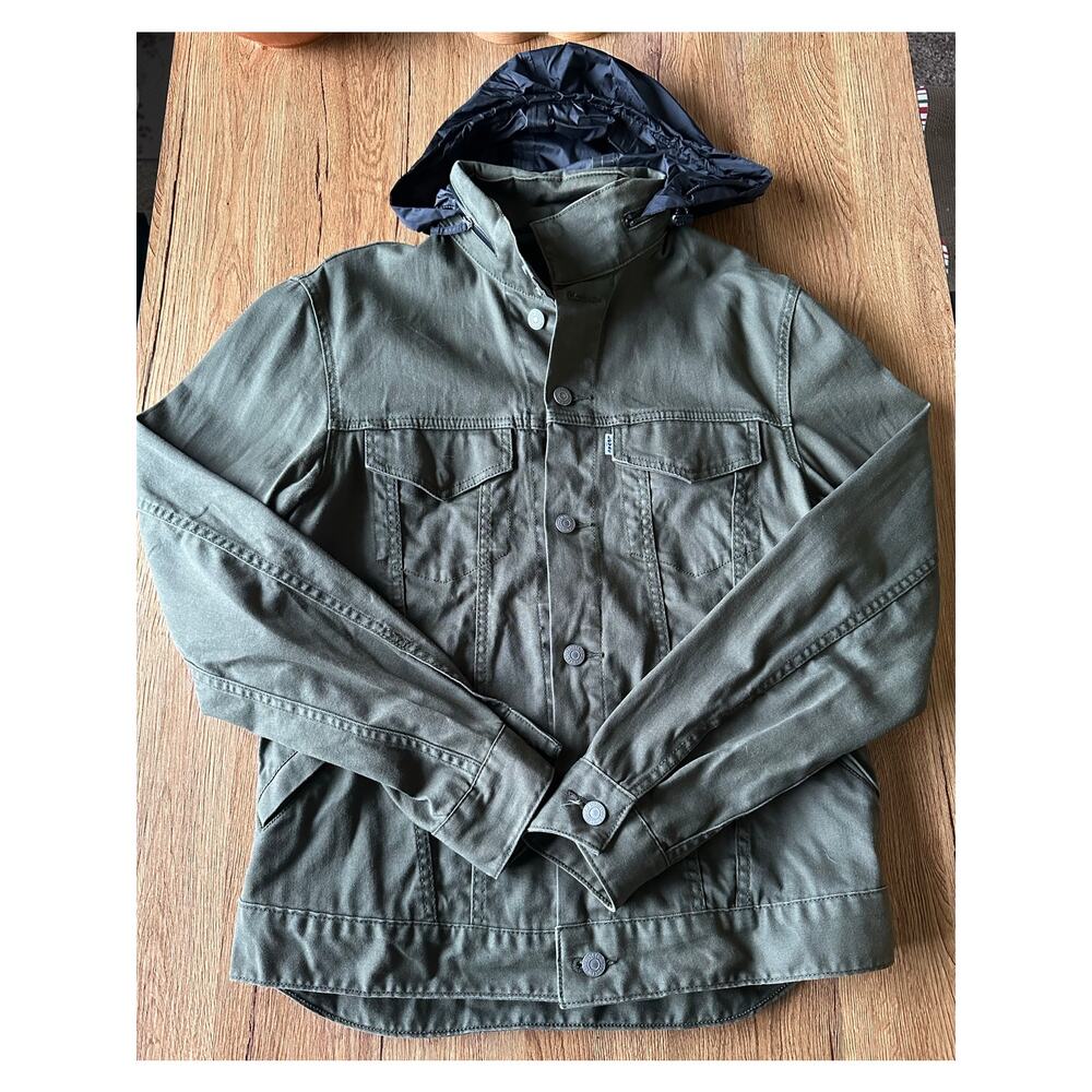 Levi's Men's Utility Arm Green Jacket Size Medium
